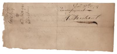 Lot #448 Henry Marchant Revolutionary War-Dated Autograph Endorsement Signed - Image 1