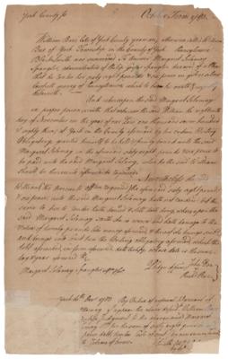 Lot #488 James Smith Document Signed - Image 1