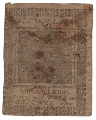 Lot #489 Jonathan Bayard Smith Signed Revolutionary War-Dated Pennsylvania Colonial Currency - Image 2