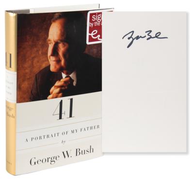 Lot #117 George W. Bush Signed Book - 41: A Portrait of My Father - Image 1