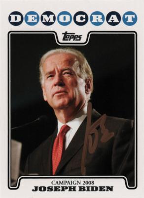 Lot #109 Joe Biden Signed Trading Card - Image 1