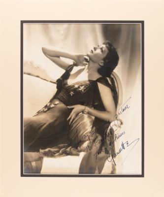 Lot #791 Claudette Colbert Oversized Signed Photograph - Image 2