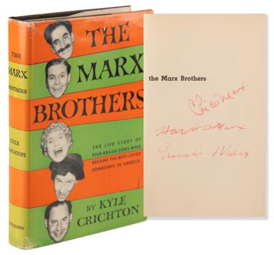 Lot #763 Marx Brothers Multi-Signed Book -