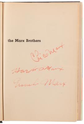 Lot #763 Marx Brothers Multi-Signed Book - "Groucho," "Harpo," "Chico" - Image 4