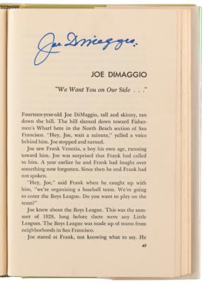 Lot #922 Ted Williams, Willie Mays, and Joe DiMaggio Multi-Signed Book - Baseball's Youngest Big Leaguers - Image 2