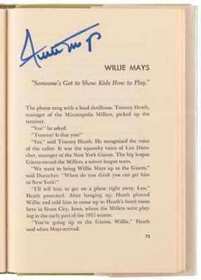 Lot #922 Ted Williams, Willie Mays, and Joe DiMaggio Multi-Signed Book - Baseball's Youngest Big Leaguers - Image 3