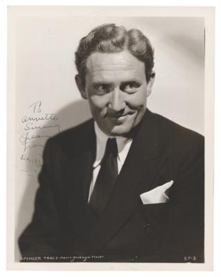 Lot #884 Spencer Tracy Signed Photograph - Image 1