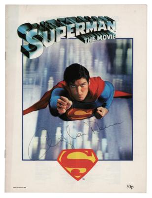 Lot #861 Christopher Reeve Signed 'Superman: The Movie' Program - Image 1