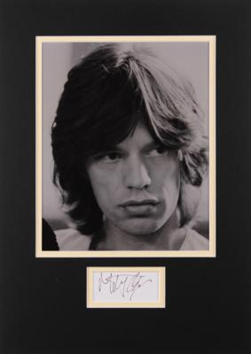 Lot #729 Rolling Stones: Mick Jagger Signature - Image 1