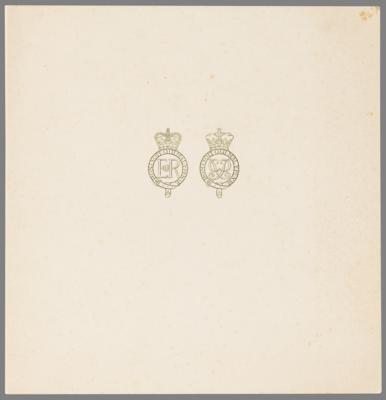 Lot #475 Queen Elizabeth II and Prince Philip Signed Christmas Card (1960) - Image 2