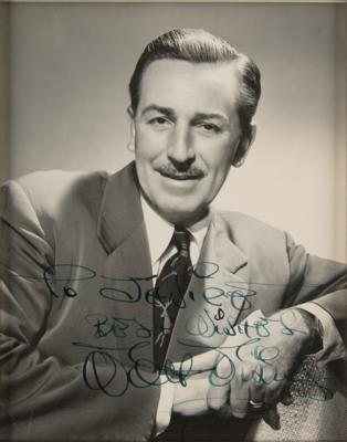 Lot #609 Walt Disney Signed Photograph