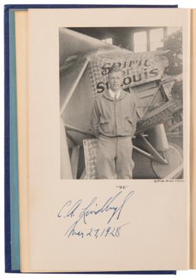 Lot #542 Charles Lindbergh Signed Book - 'WE' - Image 4