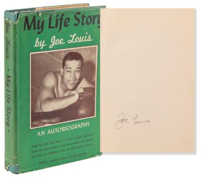 Lot #913 Joe Louis Signed Book - My Life Story