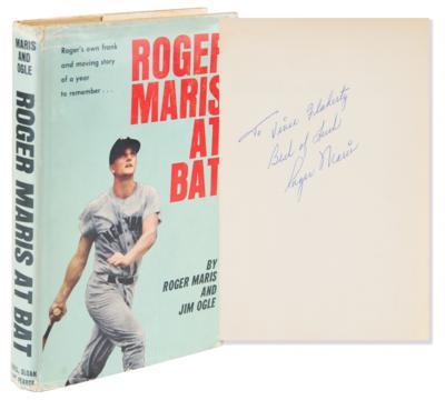 Lot #915 Roger Maris Signed Book - Roger Maris at