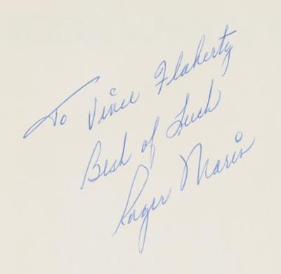 Lot #915 Roger Maris Signed Book - Roger Maris at Bat - Image 2