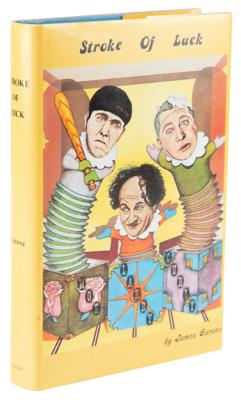 Lot #883 Three Stooges: Larry Fine Signed Book - Stroke of Luck - Image 3