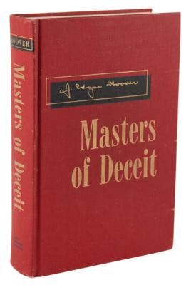 Lot #421 J. Edgar Hoover Signed Book - Masters of Deceit - Image 3