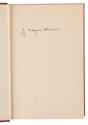 Lot #421 J. Edgar Hoover Signed Book - Masters of Deceit - Image 4