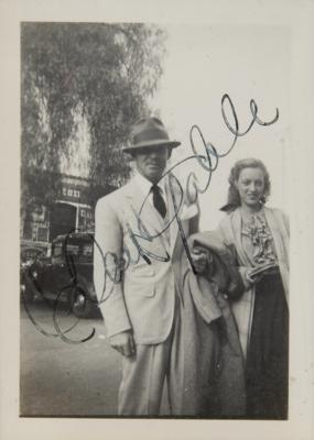 Lot #804 Clark Gable and James Stewart (2) Signed Photographs - Image 2