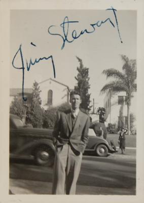 Lot #804 Clark Gable and James Stewart (2) Signed Photographs - Image 3