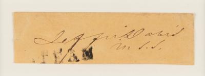 Lot #520 Jefferson Davis Signature - Image 2