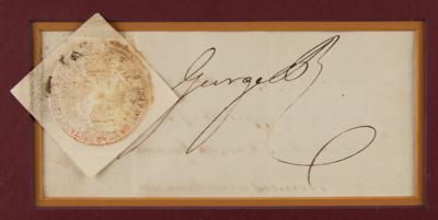 Lot #435 King George IV Signature - Image 2