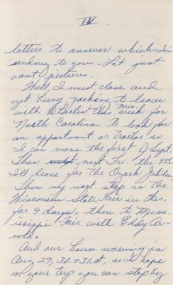 Lot #651 Patsy Cline Autograph Letter Signed on Her Debut Album and New Single, 'Three Cigarettes in an Ashtray' - Image 5