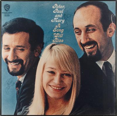 Lot #691 Peter, Paul, and Mary Signed Poster - A Song Will Rise - Image 1