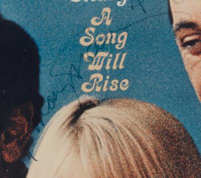 Lot #691 Peter, Paul, and Mary Signed Poster - A Song Will Rise - Image 3