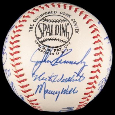 Lot #912 Los Angeles Dodgers: 1965 Team-Signed Baseball - Image 2