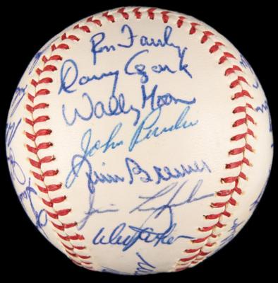 Lot #912 Los Angeles Dodgers: 1965 Team-Signed Baseball - Image 3