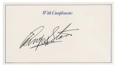 Lot #695 Beatles: Ringo Starr Signature - Image 1