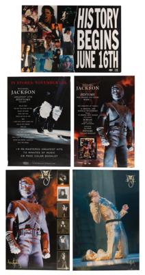 Lot #750 Michael Jackson (5) Promotional Posters - Image 1