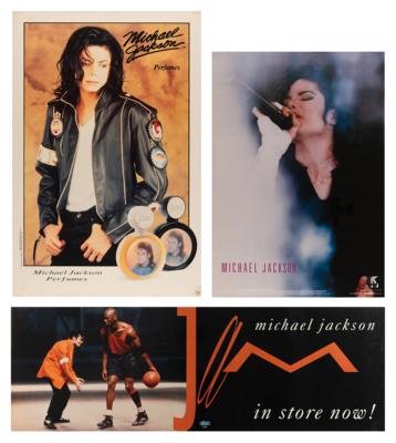 Lot #753 Michael Jackson (3) Original Promotional Posters - Image 1