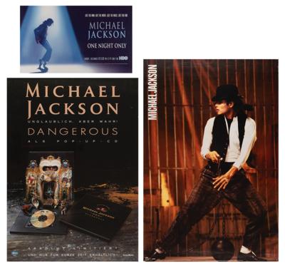 Lot #754 Michael Jackson (3) Original Promotional Posters - Image 1