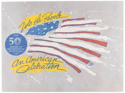 Lot #90 Ronald Reagan and George Bush Signed Inauguration Invitation and Inaugural Gifts/Ephemera - Image 5