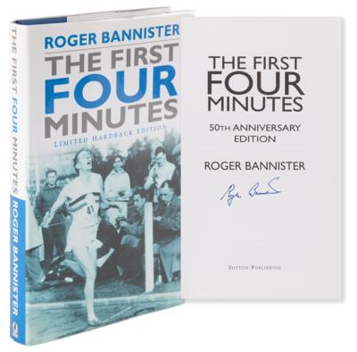 Lot #903 Roger Bannister Signed Book - The First