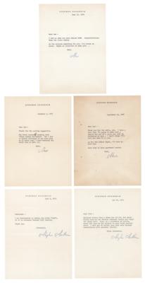 Lot #689 Stephen Sondheim (5) Typed Letters Signed - Image 1