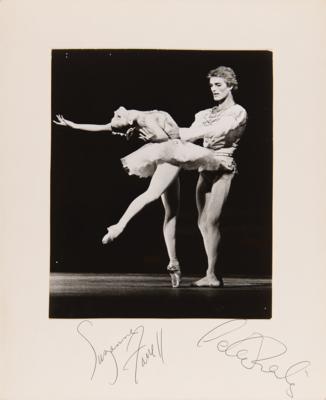 Lot #777 Ballet (4) Signed Items with Anna Pavlova and Rudolf Nureyev - Image 3