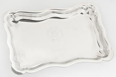 Lot #279 Donald Trump Presidential Gift - Pewter Tray - Image 1