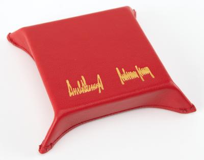 Lot #283 Donald Trump Presidential Gift - Red Leather Jewelry Tray - Image 3