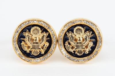 Lot #287 Donald Trump Presidential Gift - Cufflinks by Ann Hand - Image 1