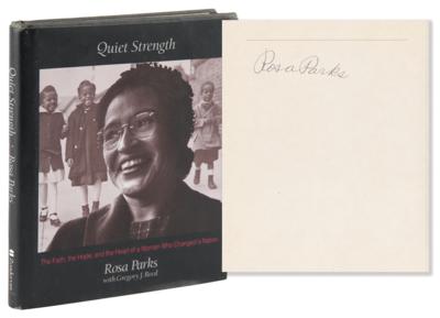 Lot #465 Rosa Parks Signed Book - Quiet Strength