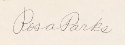 Lot #465 Rosa Parks Signed Book - Quiet Strength - Image 2