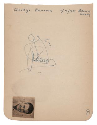 Lot #880 Superman: George Reeves Signature - Image 1