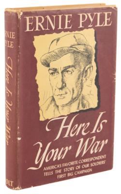 Lot #526 Ernie Pyle Signed Book - Here Is Your War - Image 3