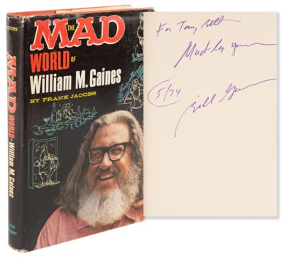 Lot #646 MAD Magazine: Bill Gaines Signed Book -