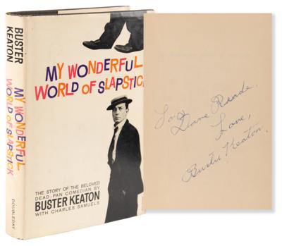 Lot #823 Buster Keaton Signed Book - My Wonderful World of Slapstick - Image 1