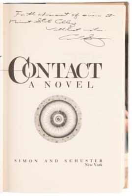 Lot #486 Carl Sagan Signed Book - Contact - Image 4