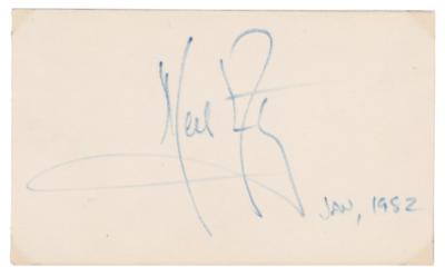 Lot #564 Neil Armstrong Signature